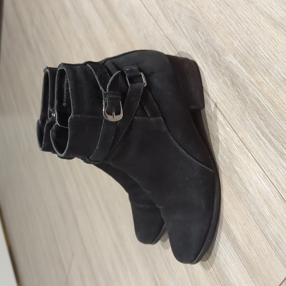 Aqua Collège Black Suede Laura Boot Size 8 - Picture 1 of 5